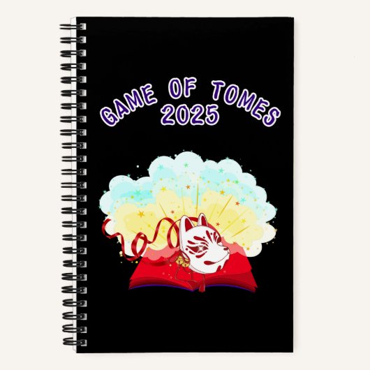 Offizielles Spiel der Tomes 2025 Bullet Journal Notizblock (Vorderseite)