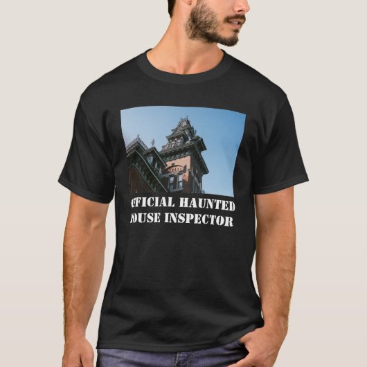 Offizielles Spuk Haus-Inspektor-Shirt T-Shirt (Vorderseite)