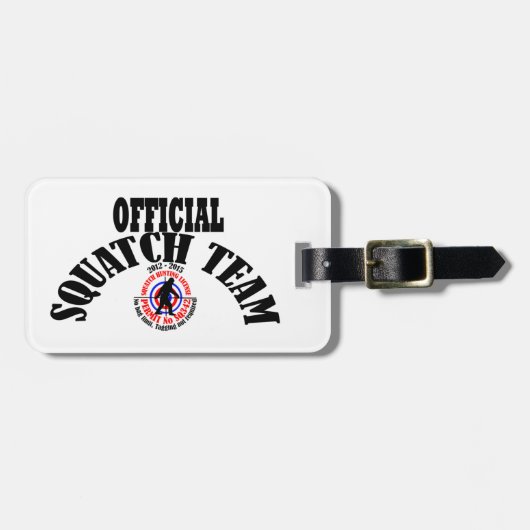 Offizielles Squatch-Team Gepäckanhänger (Vorderseite horizontal)