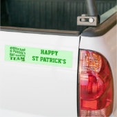 Offizielles St. Patrick's Day-Trinkteam Autoaufkleber (Auf Lkw)