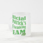 Offizielles St. Patrick's Day-Trinkteam Mattglastasse (Vorderseite Links)
