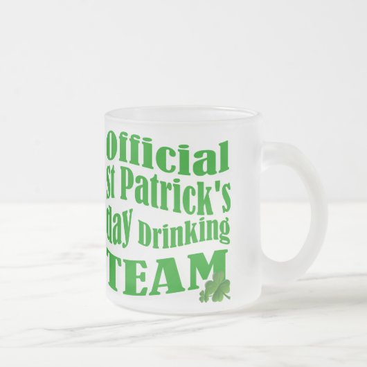 Offizielles St. Patrick's Day-Trinkteam Mattglastasse (Rechts)