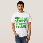 Offizielles St. Patrick's Day-Trinkteam T-Shirt (Vorne ganz)