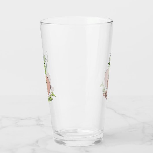 Offizielles SuspectCelery™-Girl-Gamer-Logo Glas (Links)