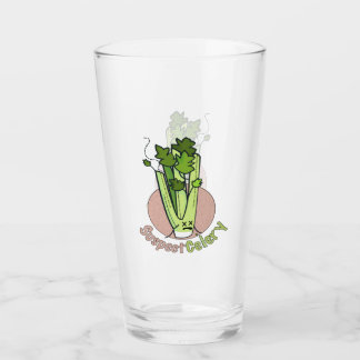 Offizielles SuspectCelery™-Girl-Gamer-Logo Glas