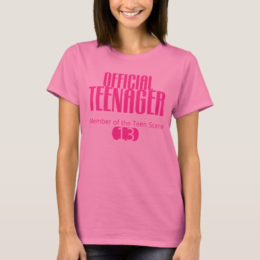 Offizielles TEENAGER 13. BIRTHDAY T-Shirt (Vorderseite)