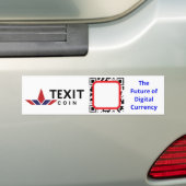 Offizielles TexitCoin-Logo Autoaufkleber (Auf Auto)