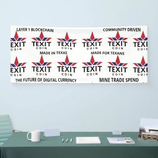 Offizielles Textrahmen-Logo Banner (Messe)