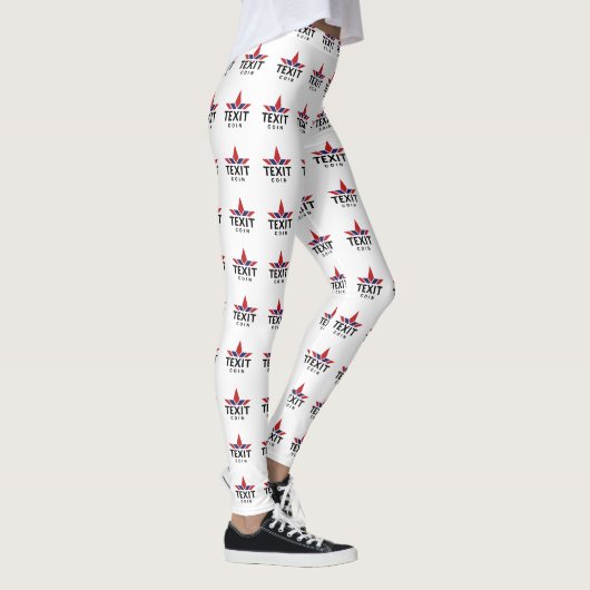 Offizielles Textrahmen-Logo Leggings (Rechts)