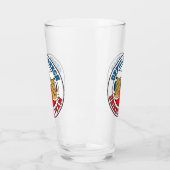 Offizielles tschechisches Trinkteam Glas (Links)