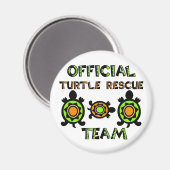 Offizielles Turtle Rescue Team 1 Magnet (Vorderseite/Rückseite)