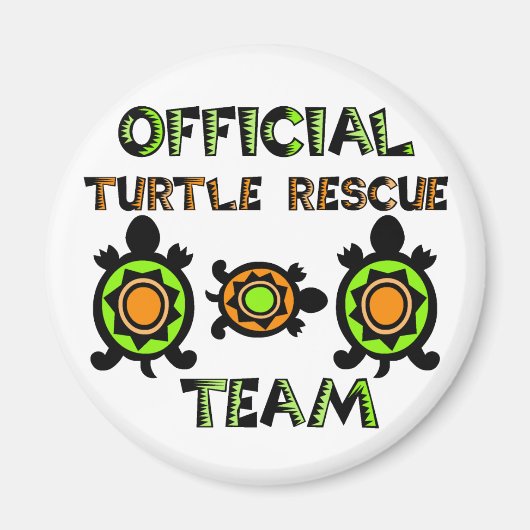 Offizielles Turtle Rescue Team 1 Magnet (Vorne)