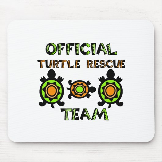 Offizielles Turtle Rescue Team 1 Mousepad (Vorne)