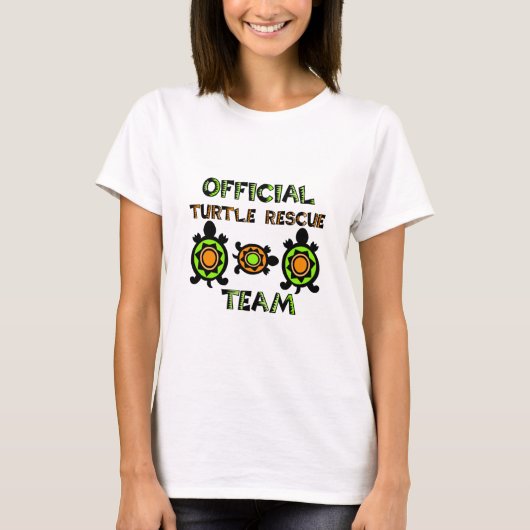 Offizielles Turtle Rescue Team 1 T-Shirt (Vorderseite)