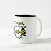 Offizielles Turtle Rescue Team 1 Zweifarbige Tasse (VorderseiteRechts)