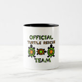 Offizielles Turtle Rescue Team 1 Zweifarbige Tasse (Mittel)