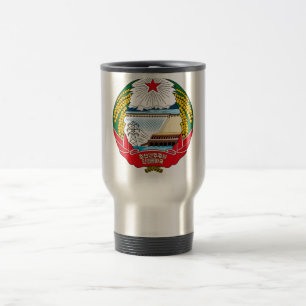 Offizielles Wappen Nordkoreas Wappenkunde-Symbol Reisebecher