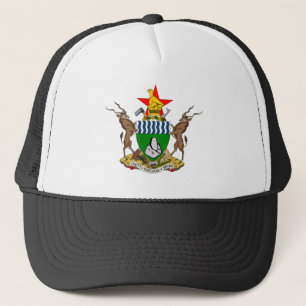 Offizielles Wappen Simbabwes Wappenkunde-Symbol Truckerkappe