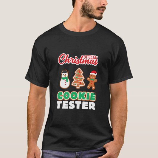 Offizielles Weihnachtskochtest Tester T Shirt Xmas (Vorderseite)