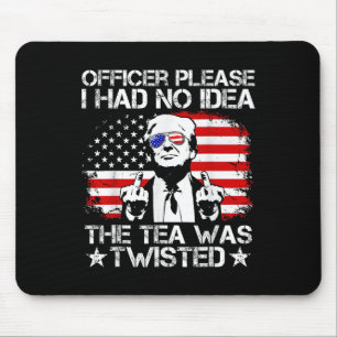 Offizier Bitte, ich hatte keine Ahnung, die Tee ge Mousepad