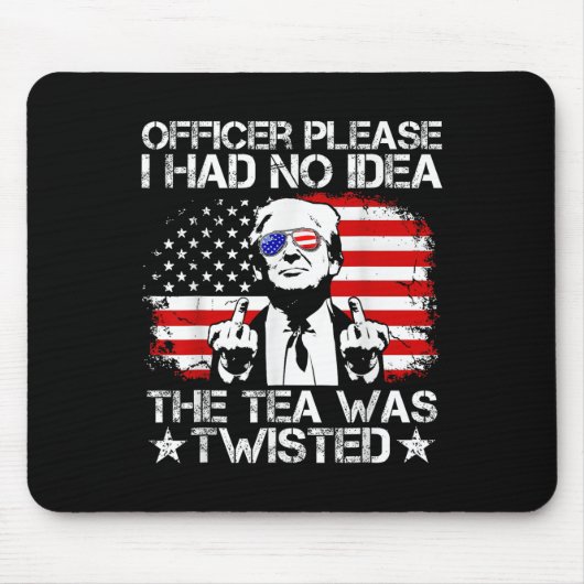 Offizier Bitte, ich hatte keine Ahnung, die Tee ge Mousepad (Vorne)