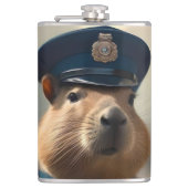 Offizier Capybara: FriedensBehalt, Flachmann (Vorderseite)