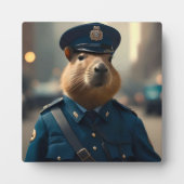 Offizier Capybara: FriedensBehalt, Fotoplatte (Vorderseite)