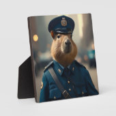Offizier Capybara: FriedensBehalt, Fotoplatte (Vorderseite)
