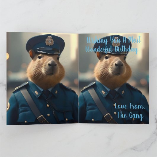 Offizier Capybara: FriedensBehalt, Karte (Innenseite)