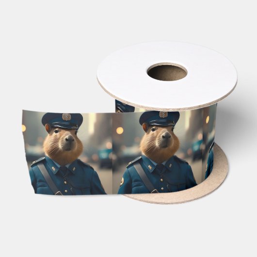 Offizier Capybara: FriedensBehalt, Satinband (Spule)