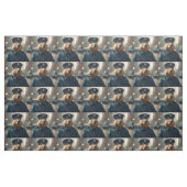 Offizier Capybara: FriedensBehalt, Stoff (Fat Quarter (45,7 x 55,9 cm))