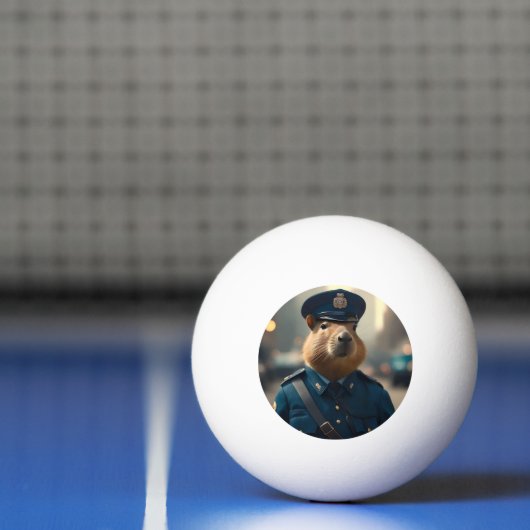 Offizier Capybara: FriedensBehalt, Tischtennisball (Netto)