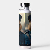 Offizier Capybara: FriedensBehalt, Trinkflasche (Rechts)