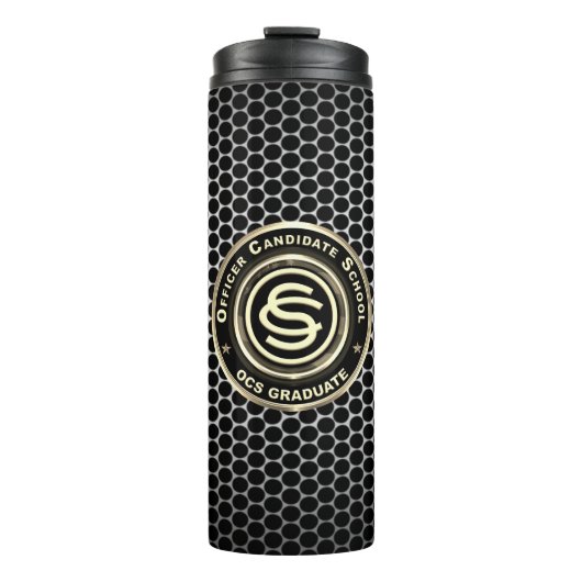 Offizier der Armee Bewerberschule - Abitur Thermosbecher (Vorderseite)