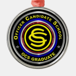 Offizier der Armee Kandidaturschule Weihnachten Ornament Aus Metall