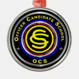 Offizier der Armee Kandidaturschule Weihnachten Ornament Aus Metall