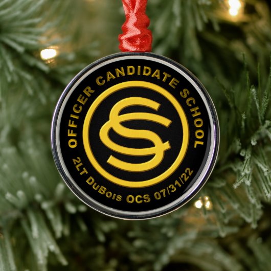 Offizier der Armee Ornament Aus Metall (Baum)