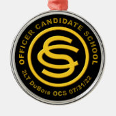 Offizier der Armee Ornament Aus Metall (Vorne)