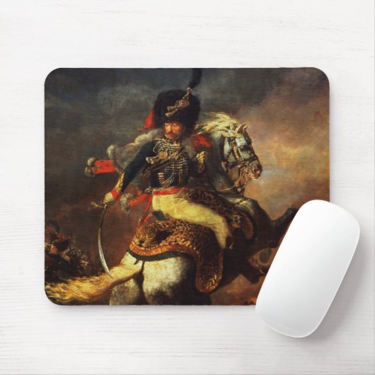 Offizier der Hussars, 1814 Mousepad (Mit Mouse)