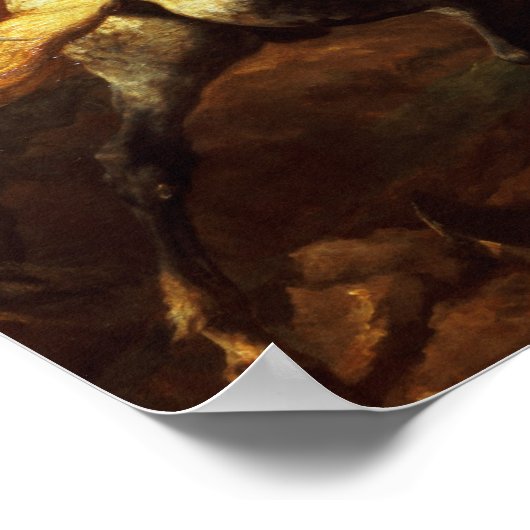 Offizier der Hussars, 1814 Poster (Ecke)