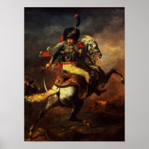 Offizier der Hussars, 1814 Poster