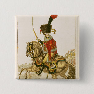 Offizier der Hussars des Kaiserschutzes Button