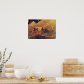 Offizier der Hussars, Einzelheiten der Kanone Poster (Küche)