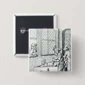 Offizier der Minze Button (Vorne & Hinten)