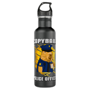 Offizier der Polizei von Mens Capybara 22 Edelstahlflasche