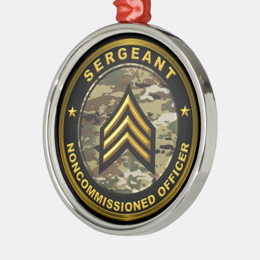 Offizier der Sergeant Army Ornament Aus Metall (Links)