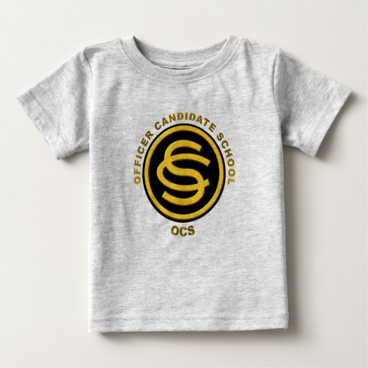 Offizier der Streitkräfte — Bewerberschule — OCS Baby T-shirt (Vorderseite)