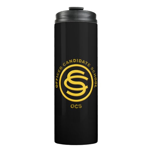 Offizier der Streitkräfte — Bewerberschule — OCS Thermosbecher (Vorderseite)