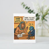 Offizier des ägyptischen Kredits | Pharaoh-Ablehnu Postkarte (Stehend Vorderseite)