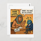 Offizier des ägyptischen Kredits | Pharaoh-Ablehnu Postkarte (Vorne/Hinten)